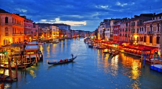 Italienischs Plakat - Venezianische Nacht