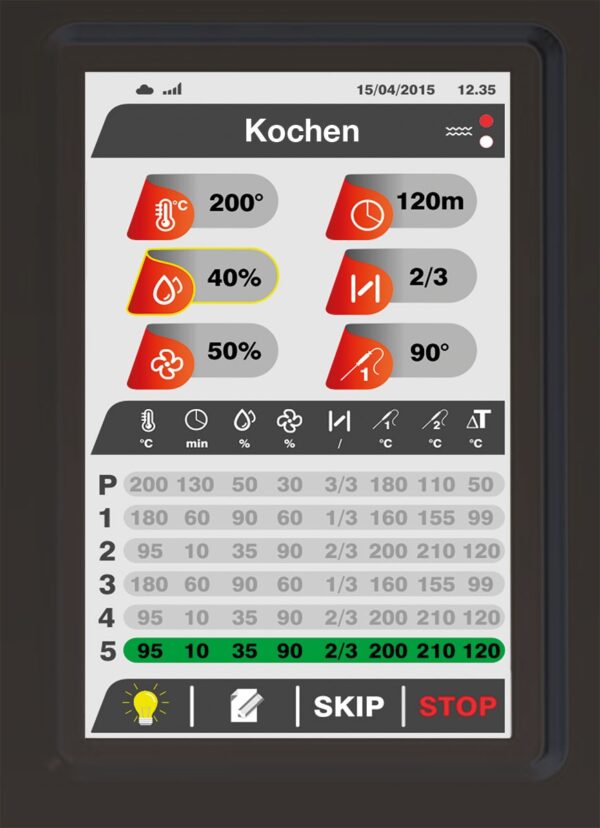 Konvektomat - Kombidämpfer inkl. Untergestell – Bild 5