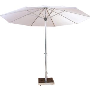 Sonnenschirm 3m x 3m - weiß
