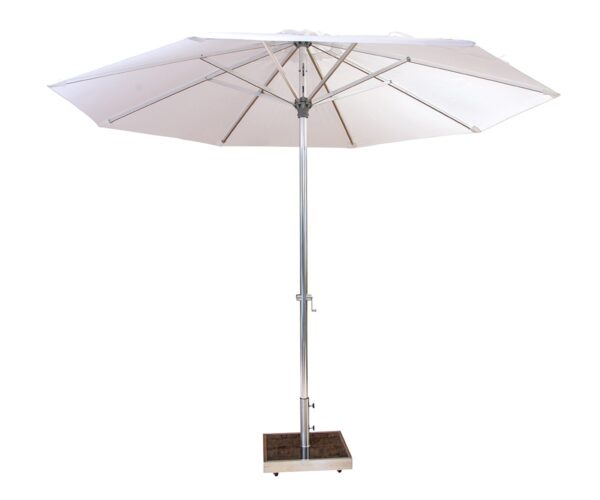 Sonnenschirm 3m x 3m - weiß