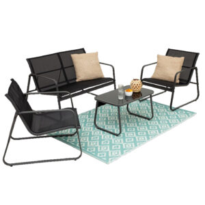 Loungemöbel-Set Relax - schwarz