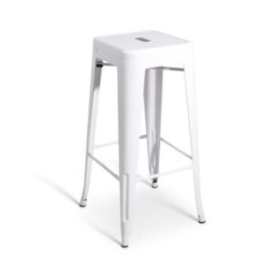 Barhocker Industry Style - weiß