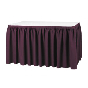 Skirting mit Falte - schwarz