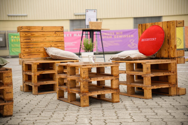 Palettenmöbel - Einzelplatz