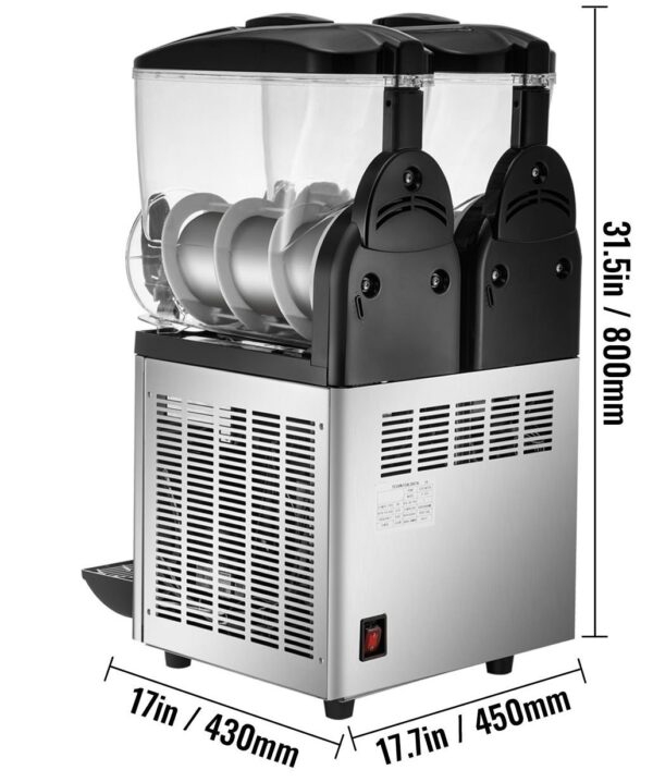 Slusheis / Frozen Maschine, 2 x 15 L – Bild 3